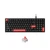 Bàn phím có dây Keychron X5 Red Backlight Đen-Red Switch