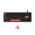 Bàn phím có dây Keychron X6 Red Backlight Đen-Red Switch