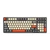 Bàn phím cơ E-DRA không dây EK398L Alpha xám trắng Brown Switch-Brown Switch