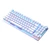 Bàn phím cơ không dây AULA F3001 Blue Switch-Trắng