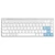 Bàn phím cơ không dây Dareu EK868 Brown Switch-Trắng
