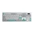 Bàn phím Gaming không dây Aula S102 Pro-Xám Be/Xanh Ngọc
