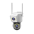 Camera IP ngoài trời 360 độ 4MP Yoosee D13Z Camera kép hồng ngoại-Trắng