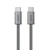 Cáp Aukey CB-DCC242 C-C 240W 1.8M-Xám