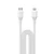 Cáp sạc chuyển đổi Momax Silicon USB-C to Lightning 30W dài 1.2m-Trắng