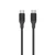 Cáp sạc chuyển đổi Momax 1-Link USB-C to USB-C 100W dài 2m DC25-Đen