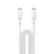 Cáp sạc chuyển đổi Momax silicon USB-C to USB-C 60W dài 1.2m-Trắng