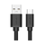 Cáp dữ liệu Ugreen USB 3.0 sang type-C truyền dữ liệu dài 1m 20882-Đen