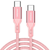 Cáp Innostyle Powerflex USB-C to C 1.5m 60W-Hồng