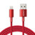 Cáp sạc Lightning Anker Braided Nylon 1m A8152-Đỏ