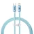 Cáp sạc nhanh Baseus Crystal USB-C to iP 20W 2m-Xanh dương