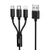 Cáp Remax 3 In 1 (Lightning - Type-C - Micro)-Đen