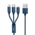Cáp Remax 3 In 1 (Lightning - Type-C - Micro)-Xanh dương