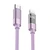 Cáp Trusmi USB-C to Lightning Led Rainbow PD 20W dài 1m-Hồng