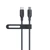 Cáp Anker 543 USB-C to USB-C Nylon Bio-Braided dài 0.9m A80E5-Đen