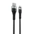Cáp Trusmi USB-A to Lightning silicone 15W dài 1m-Đen