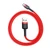 Cáp Baseus Cafule USB-A to Micro 1m-Đen/Đỏ