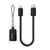 Cáp StarGo R1 Type-C to Lightning 30W 30cm-Đen