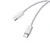 Cáp Xiaomi 3A Braided USB-C to USB-C 1m-Trắng