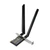 Card mạng Tp-Link PCIe Wifi 7 3 băng tần BE6500 Archer TBE400E Bluetooth-Đen