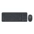 Combo bàn phím + chuột không dây Logitech MK250-Đen