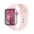 Apple Watch Series 9 45mm (4G) viền nhôm dây cao su Size M/L | Chính hãng - Đã Kích Hoạt-Hồng