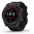 Đồng hồ thông minh Garmin Fenix 7x Sapphire Solar viền titanium dây cao su - Cũ Trầy Xước-Đen