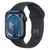 Apple Watch Series 9 45mm (GPS) viền nhôm dây cao su size M/L - Cũ Xước Cấn-Đen