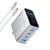 Sạc Anker Zolo 3C1A 140W kèm cáp USB-C B2697 - Cũ-Trắng/bạc