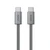 Cáp Aukey CB-DCC241 C-C 240W 1M - Cũ-Xám