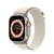 Apple Watch Ultra 49MM (4G) - Viền Titan Dây Vải Cỡ Trung - Cũ Trầy Xước-Trắng vàng