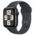 Apple Watch SE 2 2024 44mm (GPS) Viền Nhôm Dây Cao Su - Cũ Xước Cấn-Đen