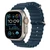 Apple Watch Ultra 2 2023 49mm (4G) - Viền Titan - Dây cao su - Cũ Xước Cấn-Xanh dương