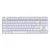 Bàn phím cơ có dây Dareu EK87 TKL - Cũ-Brown Switch - Trắng