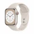 Apple Watch Series 8 45mm 4G viền thép dây cao su - Cũ Trầy Xước-Trắng vàng