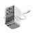 Sạc đa năng Momax 1-World+ Flow 35W 4 cổng kèm cáp Type-C-Trắng