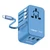 Sạc đa năng Momax 1-World+ 70W GaN 3 cổng kèm cáp type-C UA18-Xanh dương