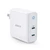 Sạc Anker Powerport Atom 2 Cổng 60W A2029-Trắng