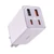 Sạc nhanh Baseus GaN6 Pro 2C + 2U 65W EU kèm cáp C-C 100W 1m-Tím