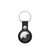 Dây đeo Apple AirTag Leather Key Ring chính hãng-Đen