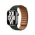 Dây đeo Apple Watch Leather Link 41/40/38mm-Xanh Rêu