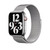Dây đeo Apple Watch Milanese Loop 45/44/42mm chính hãng-Bạc