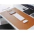 Thảm da trải bàn Deskpad S-case 2 mặt 90 x 40 cm-Nâu
