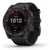 Đồng hồ thông minh Garmin Fenix 7x Sapphire Solar viền titanium dây cao su - Cũ Đẹp-Đen