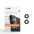 Dán cường lực camera cho iPhone 12 Zeelot viền màu-Xám