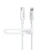 Cáp Anker 542 Usb-C To Lightning 30w Chuẩn MFI Dài 0.9m A80B1-Trắng