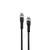 Cáp Trusmi USB-C to Lightning Silicone PD 20W dài 1 mét-Đen