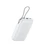 Pin dự phòng Xiaomi 1C1A 20000mAh 1C 22.5W tích hợp cáp Type-C-Xám nhạt