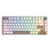 Bàn phím cơ không dây LEOBOG HI75C Pro Be Trắng Nâu-Turquoise Switch