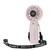 Quạt mini GOOJODOQ GFS003 đa năng (cầm tay, gấp gọn, đeo cổ)-Hồng